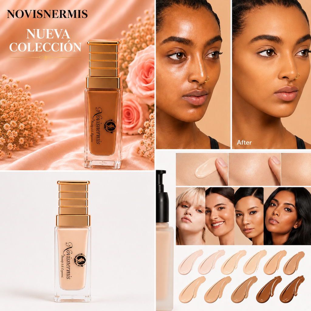 Base de Oro Líquido Mate – Novisnermis { Novis Glamour }
