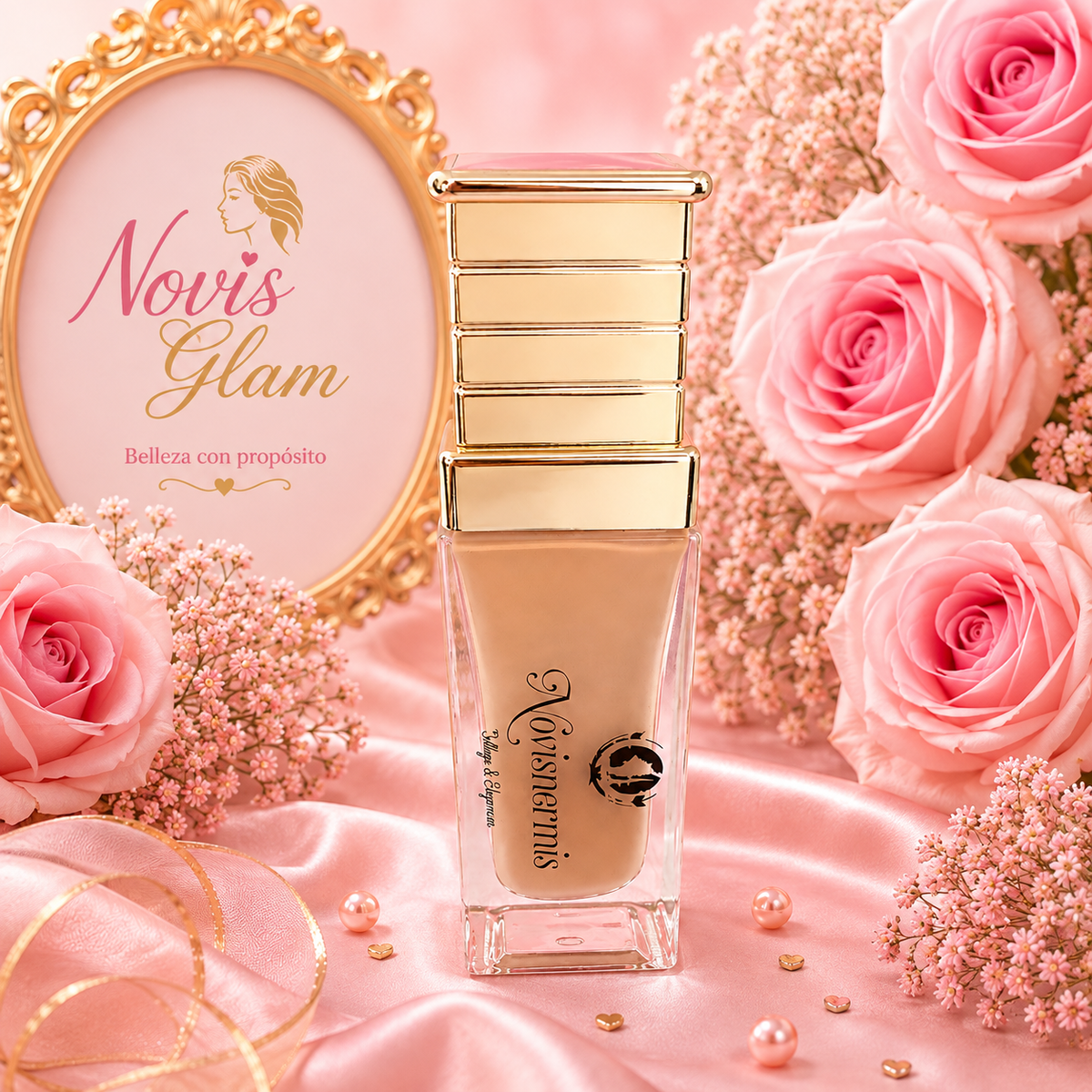 Base de Oro Líquido Mate – Novisnermis { Novis Glamour }