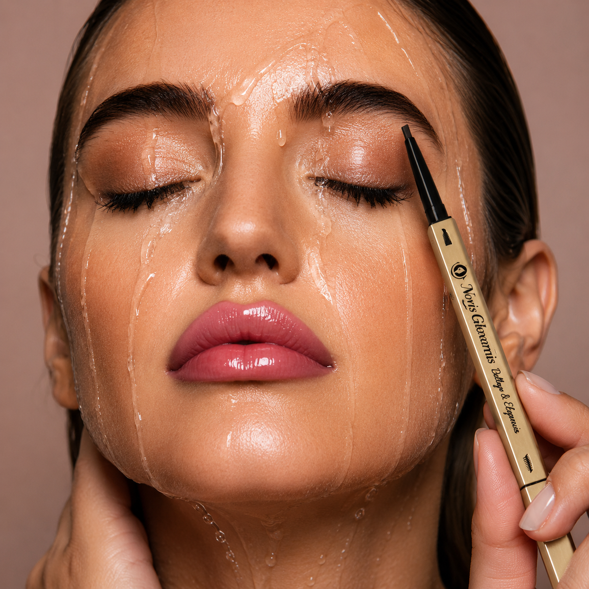Lápiz de Cejas Impermeable 2 en 1 Novisnermis  { Novis Glamour }