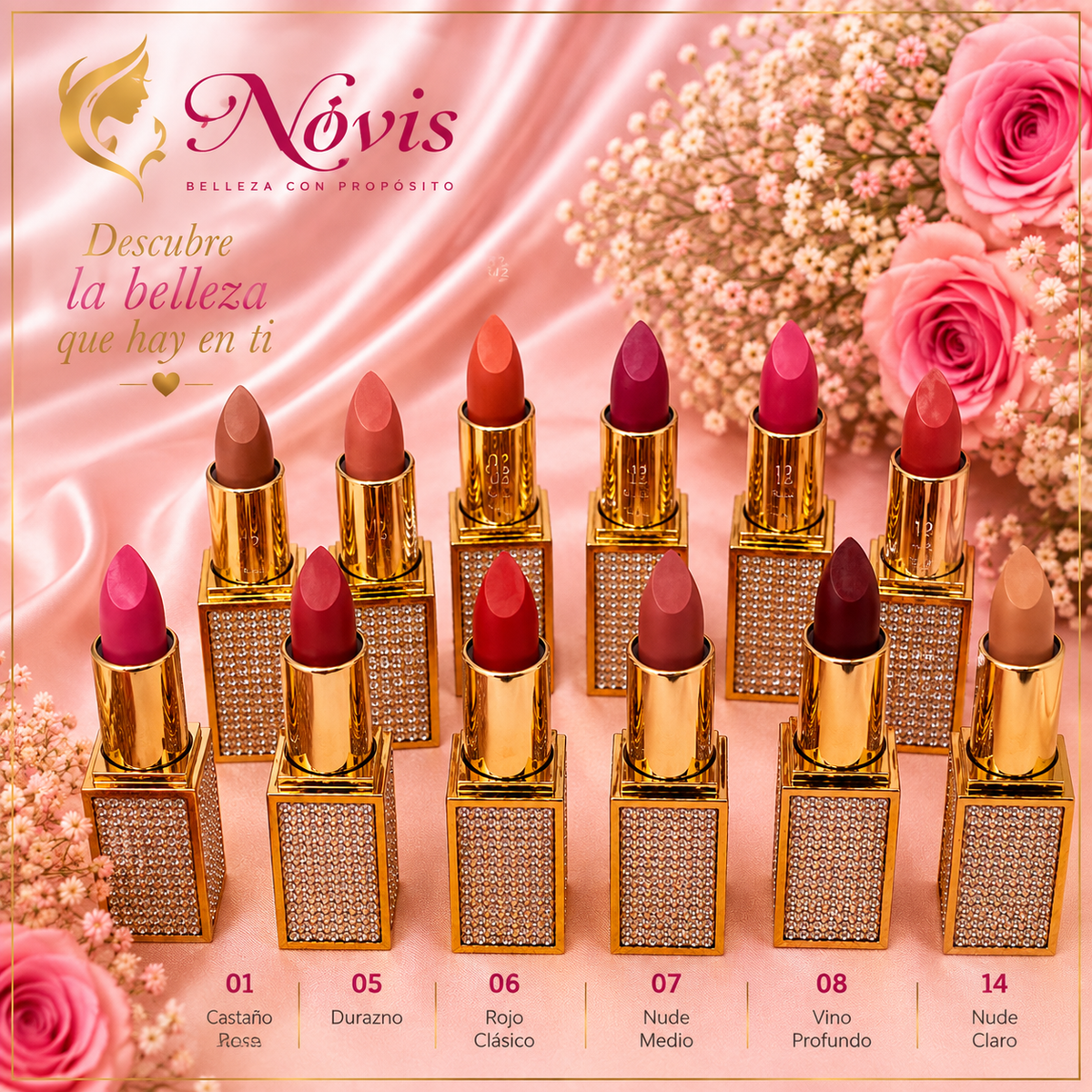 Lippenstifte Novisnermis { Novis Glamour }