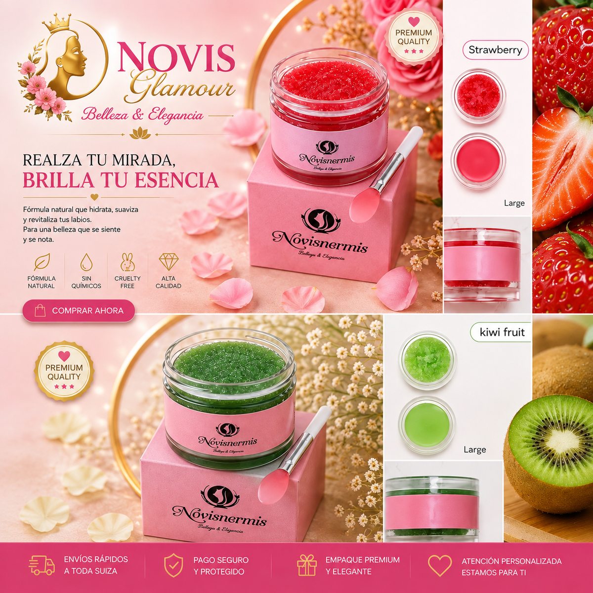 Mascarilla Labial Novisnermis {Novis Glamour }