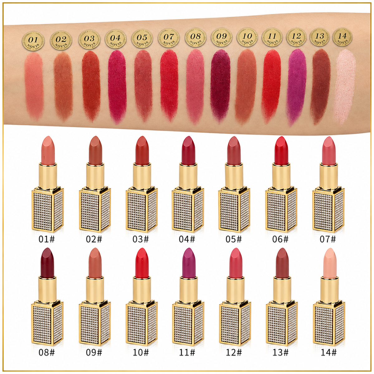 Lippenstifte Novisnermis { Novis Glamour }