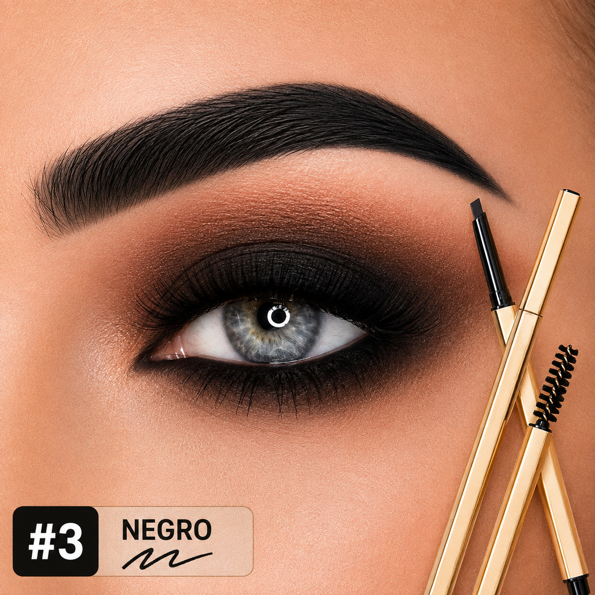 Lápiz de Cejas Impermeable 2 en 1 Novisnermis  { Novis Glamour }