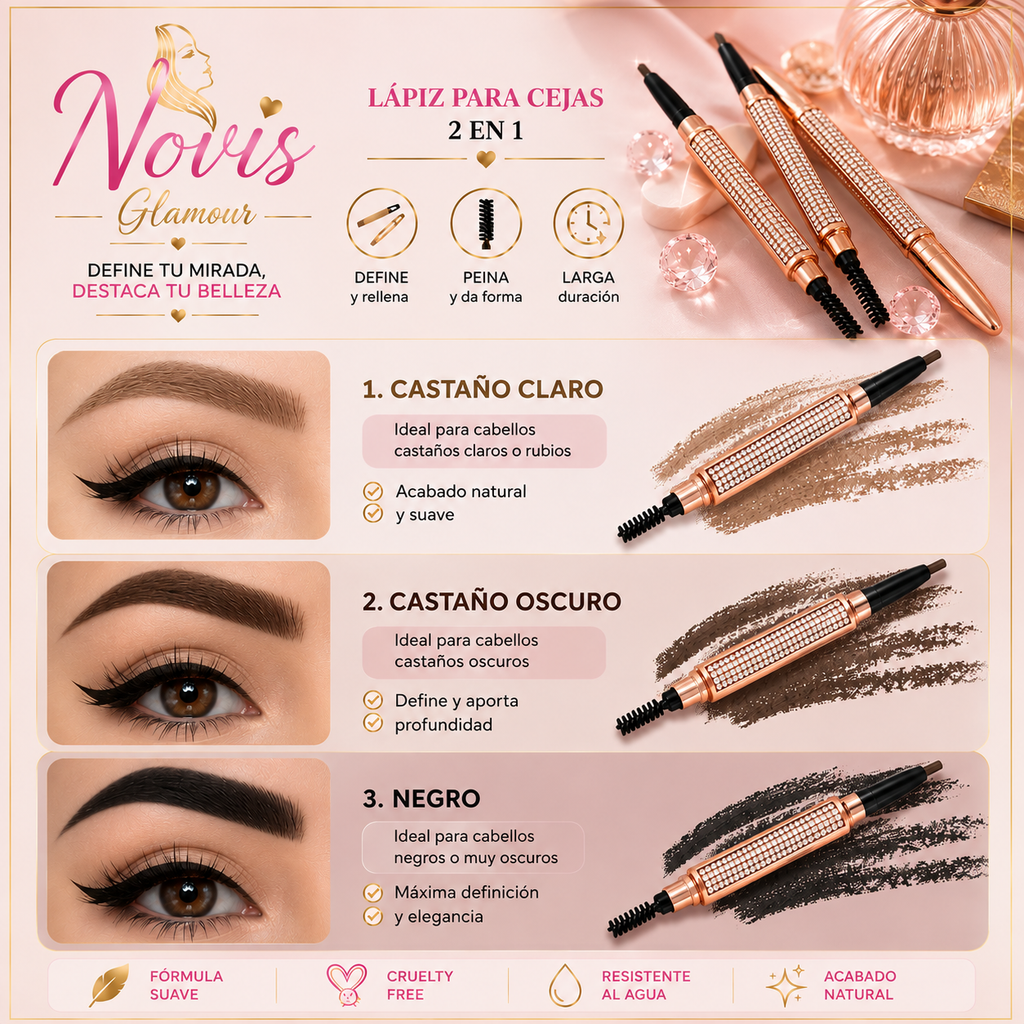 Lápiz de Cejas Lux Novisnermis { Novis Glamour }