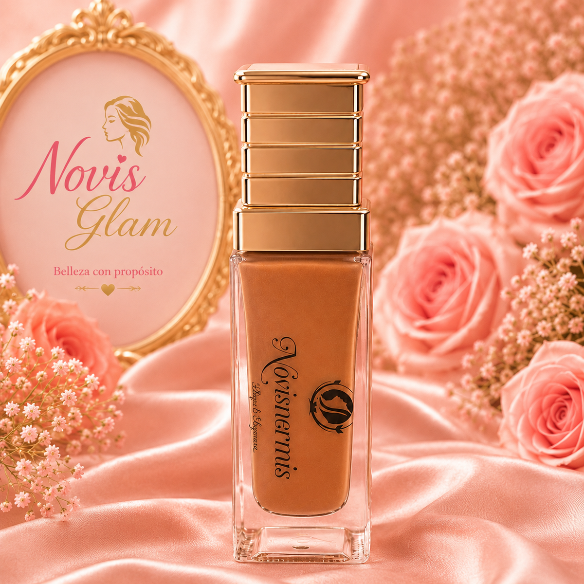 Base de Oro Líquido Mate – Novisnermis { Novis Glamour }