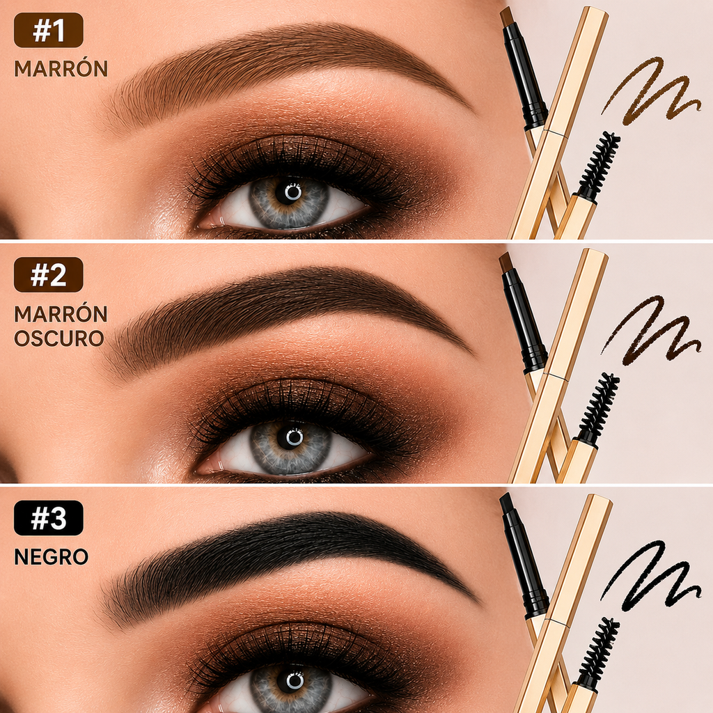Lápiz de Cejas Impermeable 2 en 1 Novisnermis  { Novis Glamour }